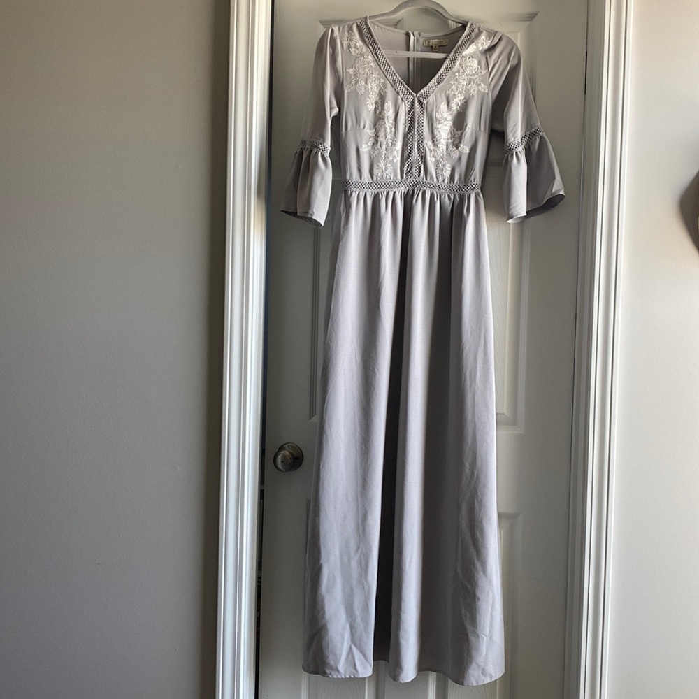 Polagram maxi dress size small.